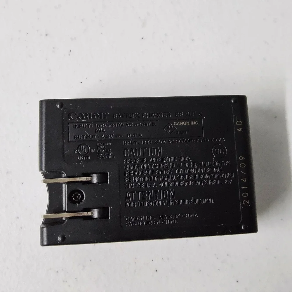 Canon Battery Charger CB-2LF‎ US Plug Power Supply Replacement Part